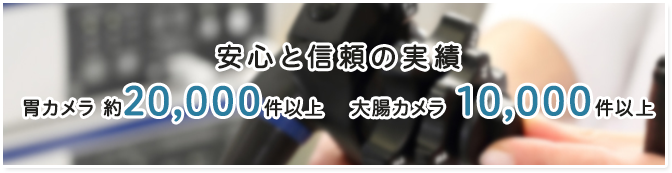 安心と信頼の実績